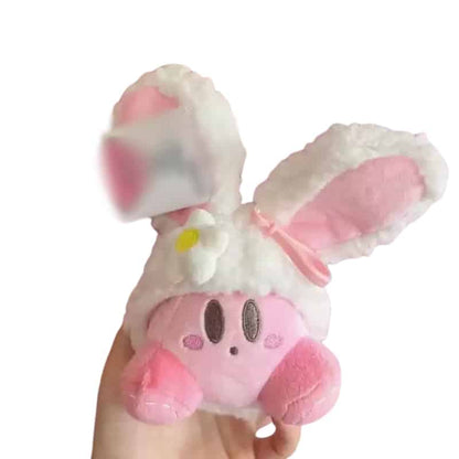 Kirby Plush Toy in a Bunny Costume
