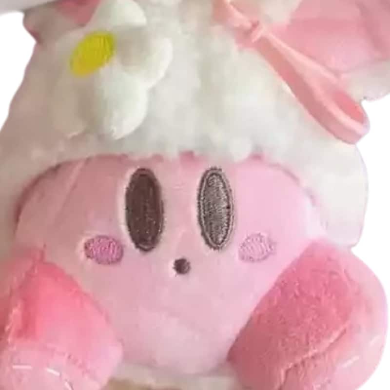 Kirby Plush Toy in a Bunny Costume