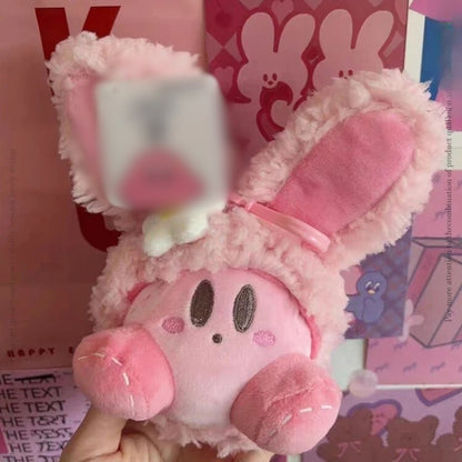 Kirby Plush Toy in a Bunny Costume
