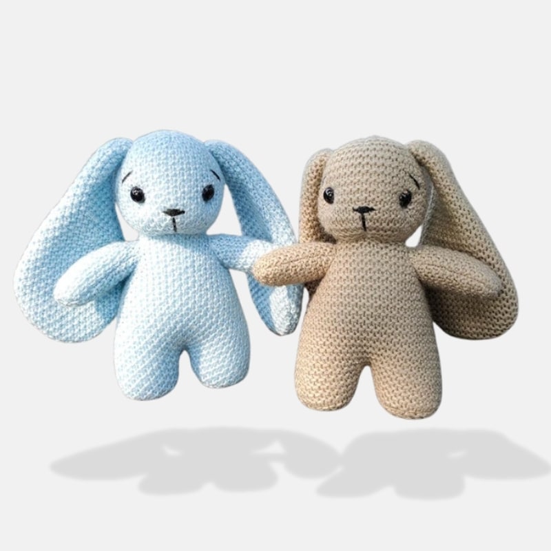 Knitted Bunny Stuffed Animal