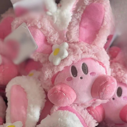 Kirby Plush Toy in a Bunny Costume