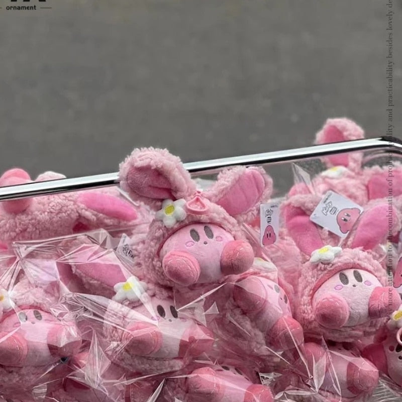 Kirby Plush Toy in a Bunny Costume
