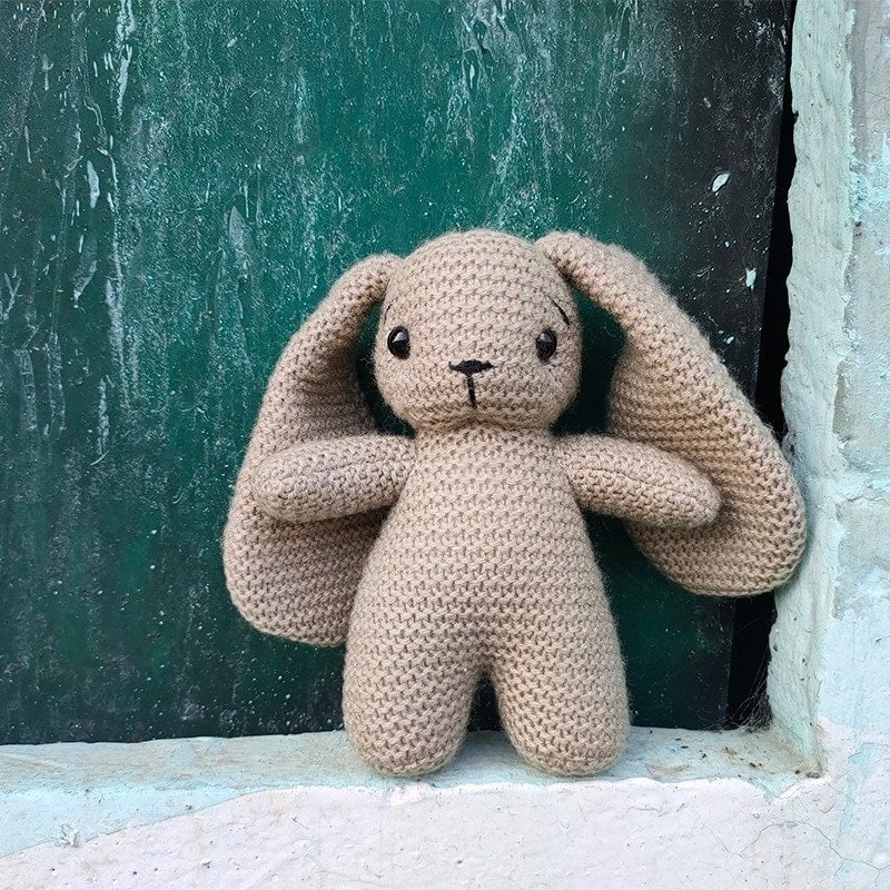 Knitted Bunny Stuffed Animal