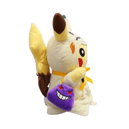 Pikachu Plush Toy in a Mimikyu Costume