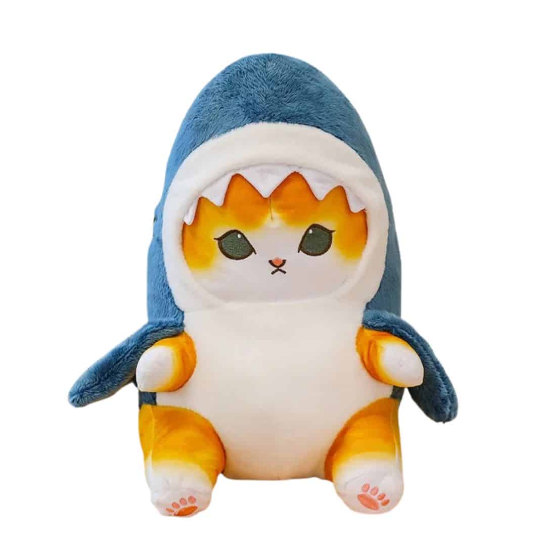 Cat Plush Toy in a Shark Costume