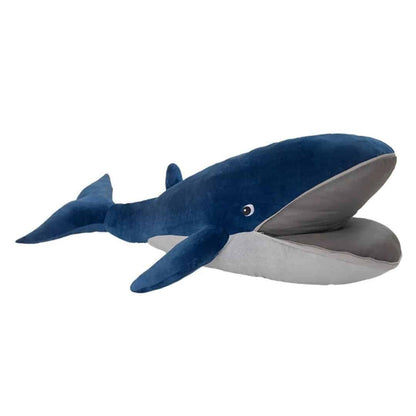 Whale Stuffed Animal - Blue