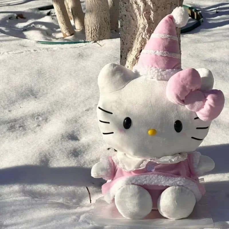 Hello Kitty Plush Toy with Pink Hat