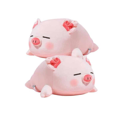 Pig Stuffed Animal - Sleeping Pink