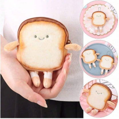 Bread Plush Coin Purse