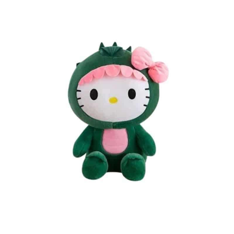 Hello Kitty Plush Toy in a Dinosaur Costume