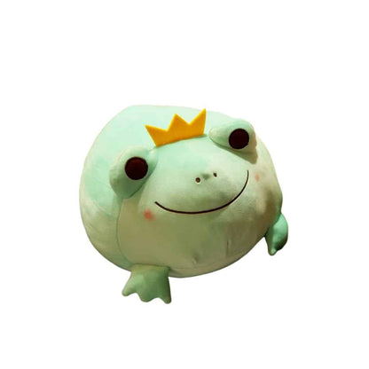 Frog Prince Stuffed Animal - Green