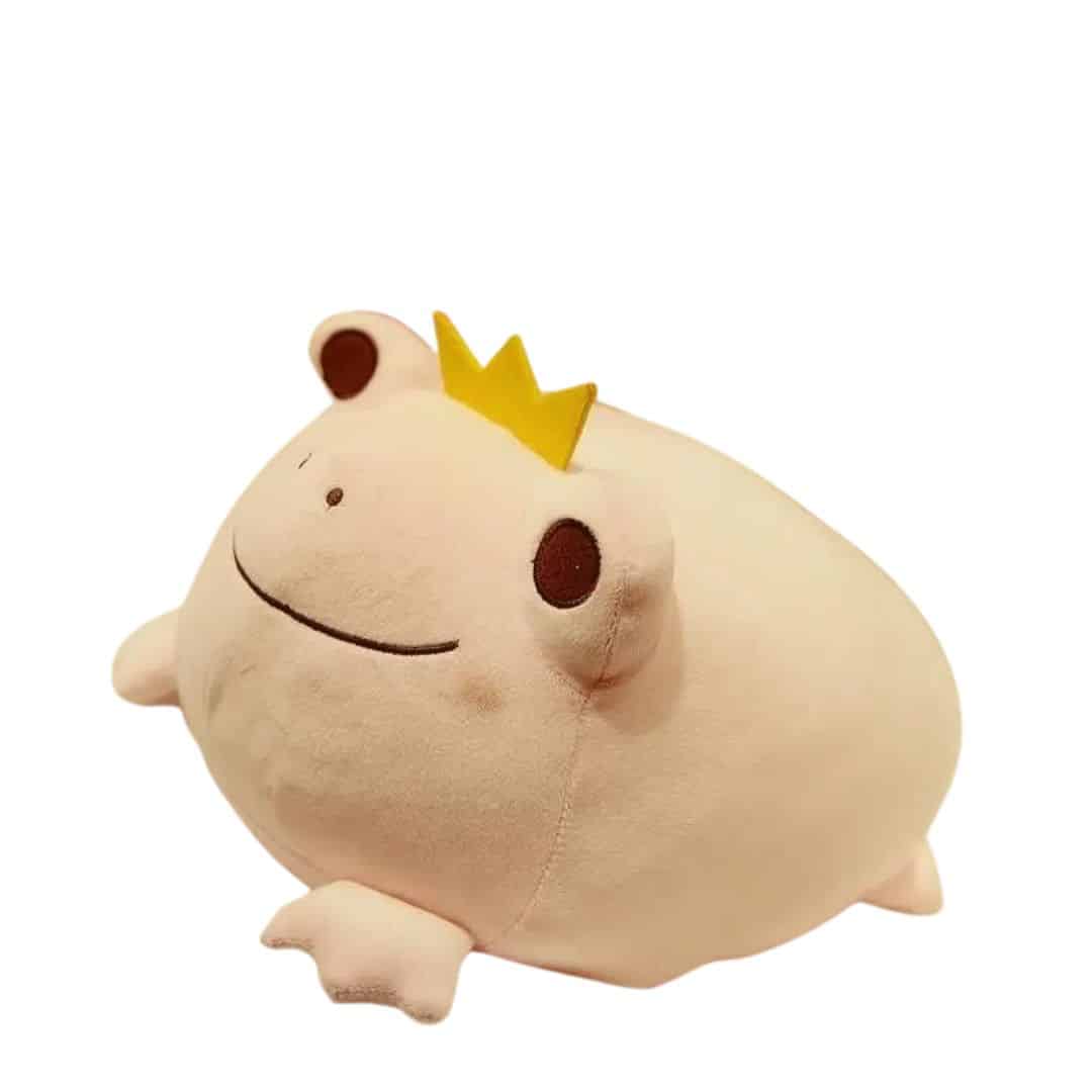 Frog Prince Stuffed Animal - Pink