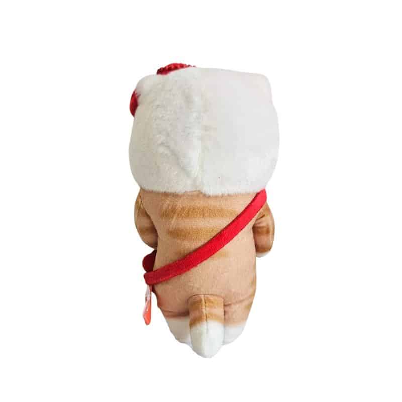Cat Stuffed Animal in a Hello Kitty Costume