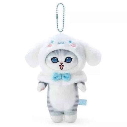 Cat Stuffed Animal in a Cinnamoroll Costume