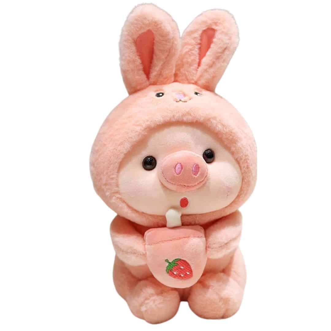 Pig Costumed Stuffed Animal