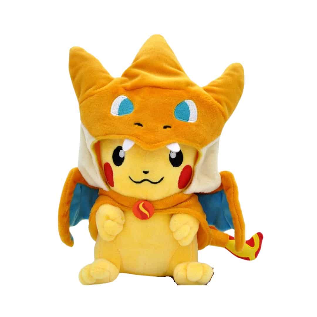 Pokémon Pikachu Plush Toy in a Charizard Costume