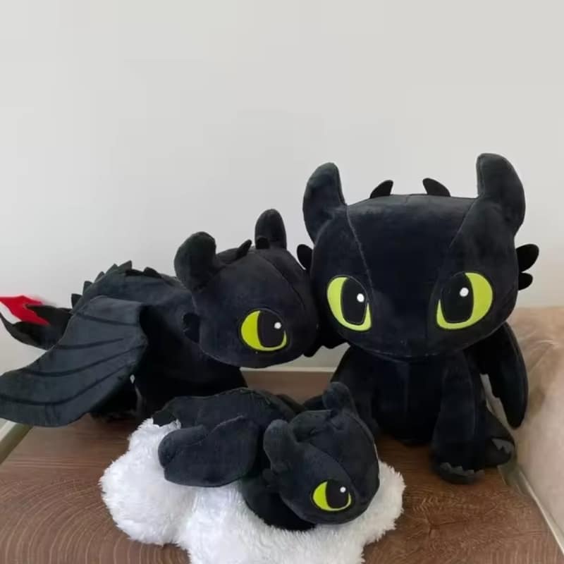 Light Fury Dragon Plush Toy