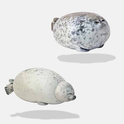 Seal Stuffed Animal - Lying Down