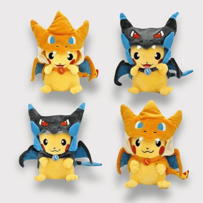 Pokémon Pikachu Plush Toy in a Charizard Costume
