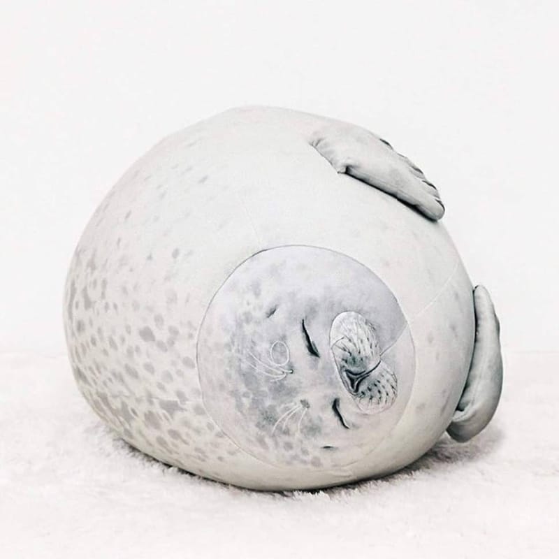 Seal Stuffed Animal - Lying Down