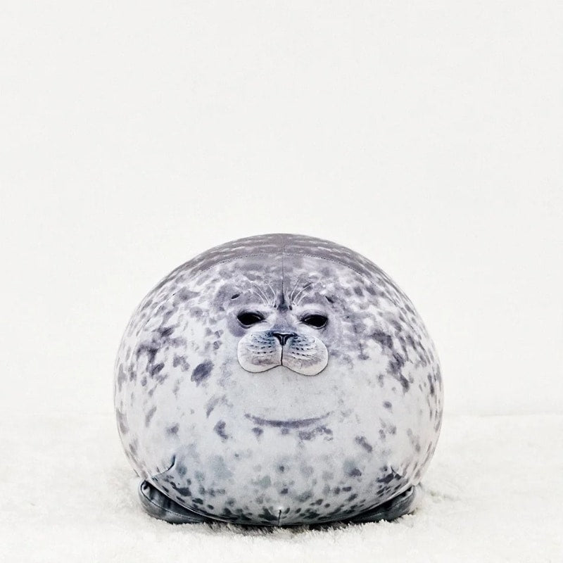Seal Stuffed Animal - Lying Down