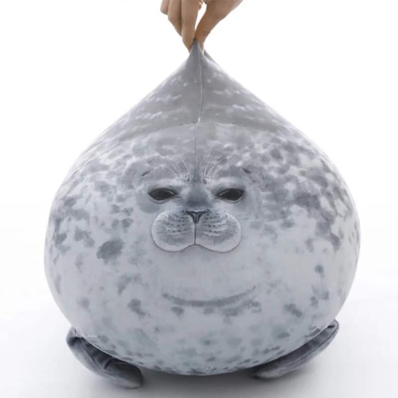 Seal Stuffed Animal - Lying Down