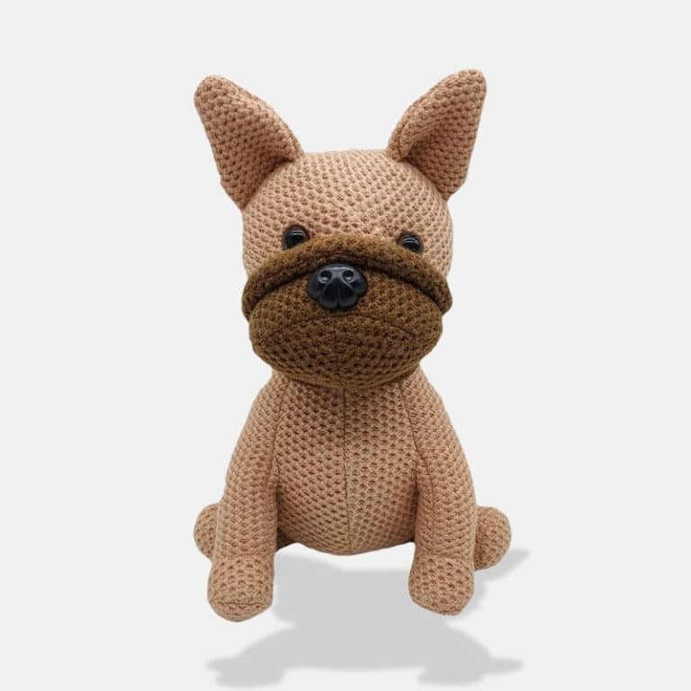 Knitted Dog Stuffed Animal