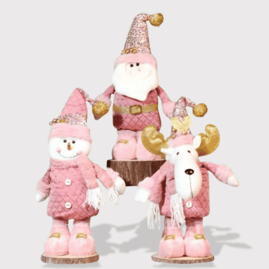 Christmas Plush Toy - Pink