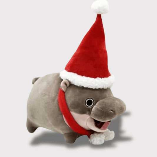 Hippo Christmas Stuffed Animal