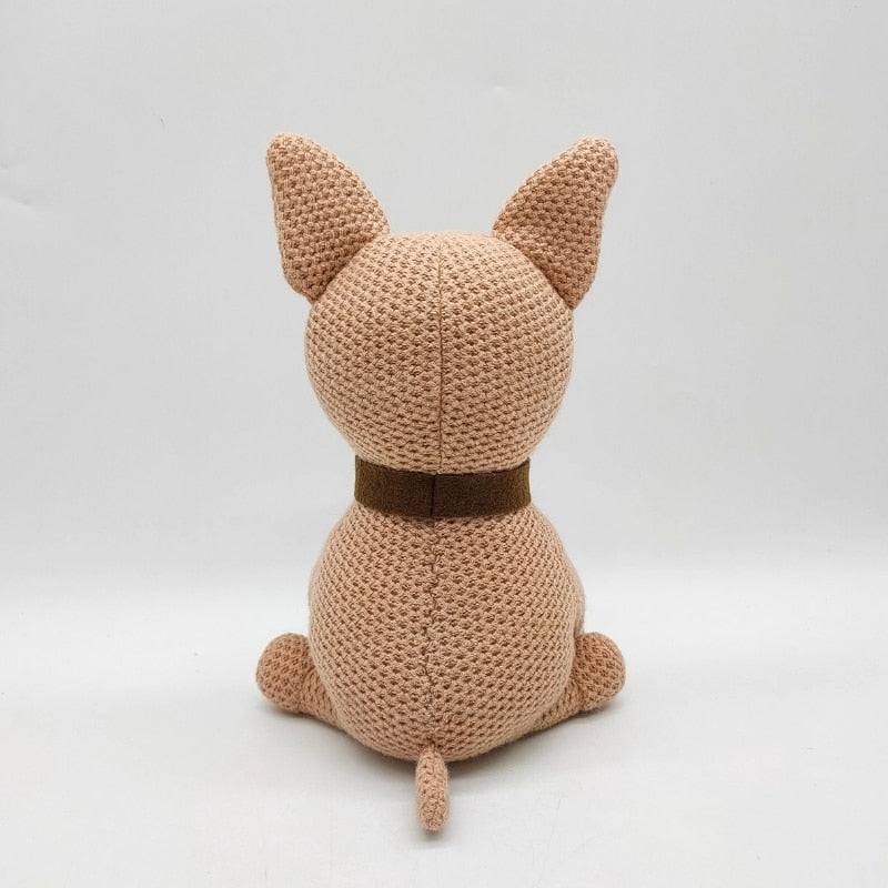 Knitted Dog Stuffed Animal