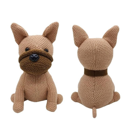 Knitted Dog Stuffed Animal
