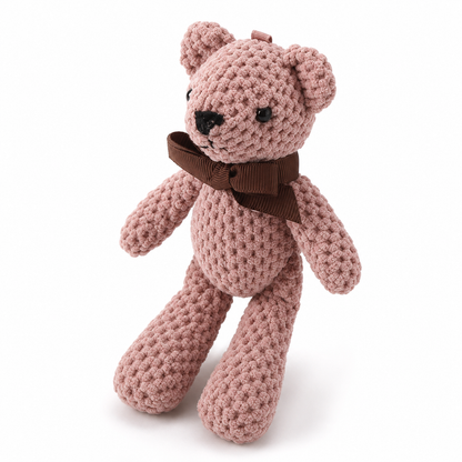 crochet bear plush