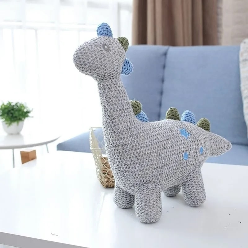 Knitted Dinosaur Stuffed Animal
