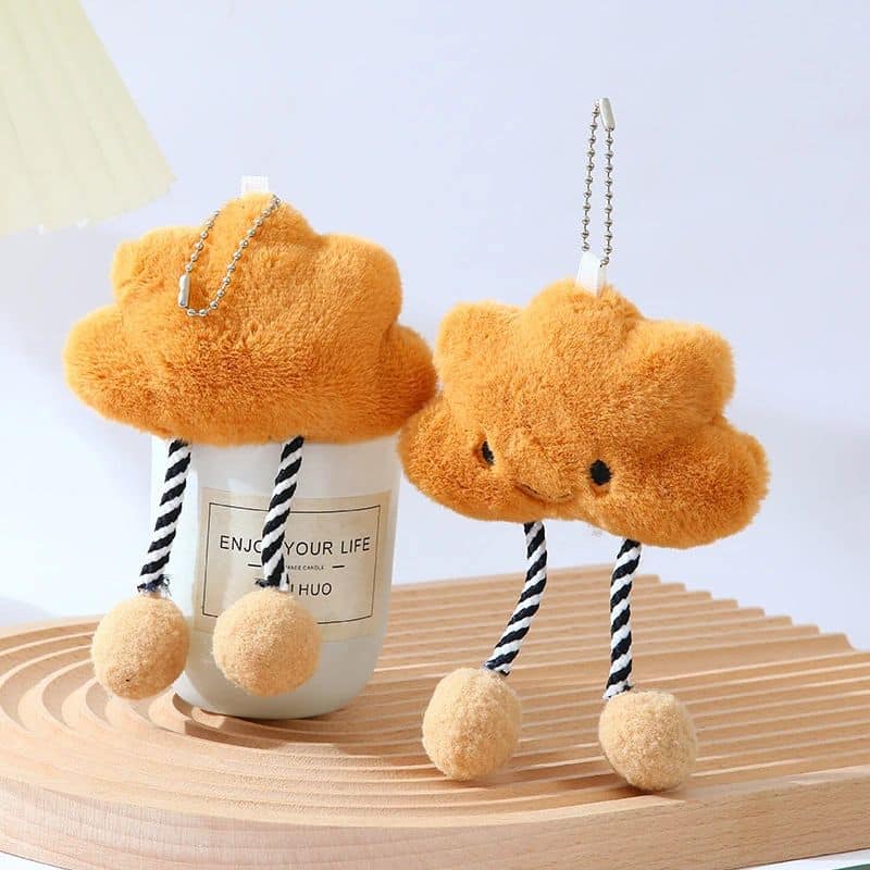 Cloud Plush Keychain