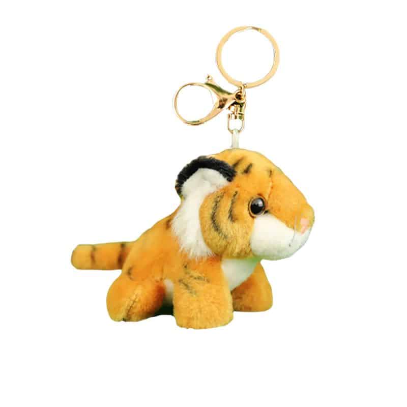 Tiger Plush Keychain