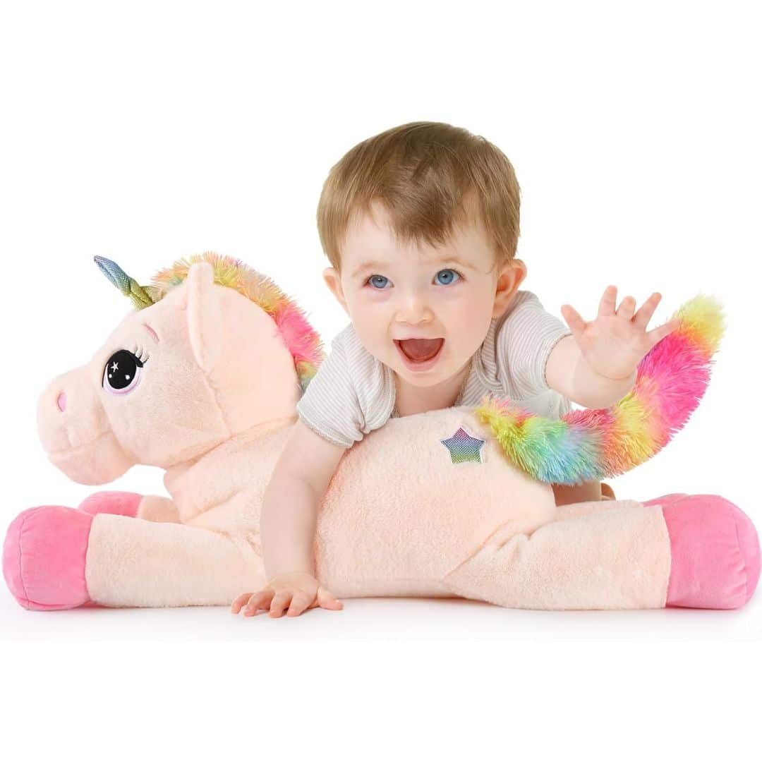 Unicorn Stuffed Animal - Pink