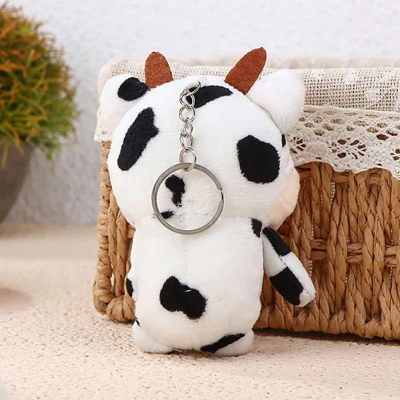 Cow Plush Keychain