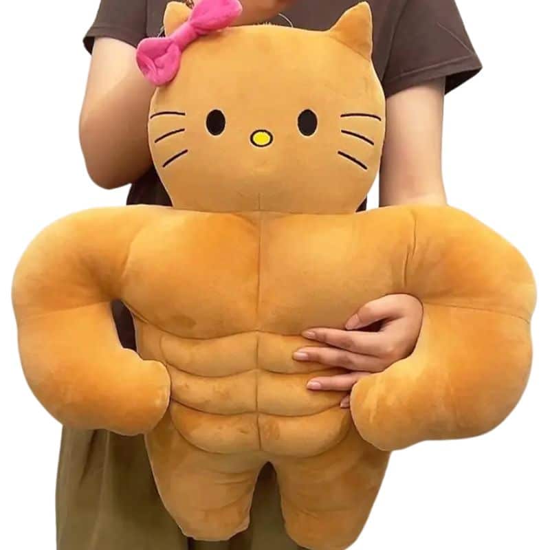 Hello Kitty Plush Toy - Muscular