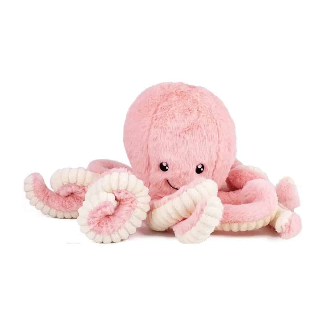 Octopus Stuffed Animal - Pink