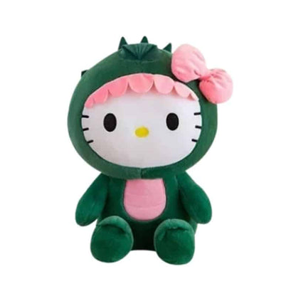 Hello Kitty Plush Toy in a Dinosaur Costume