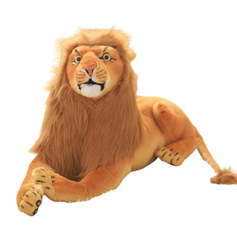 Lion Stuffed Animal - Lying Down