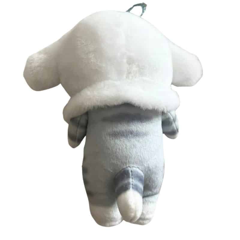Cat Stuffed Animal in a Cinnamoroll Costume