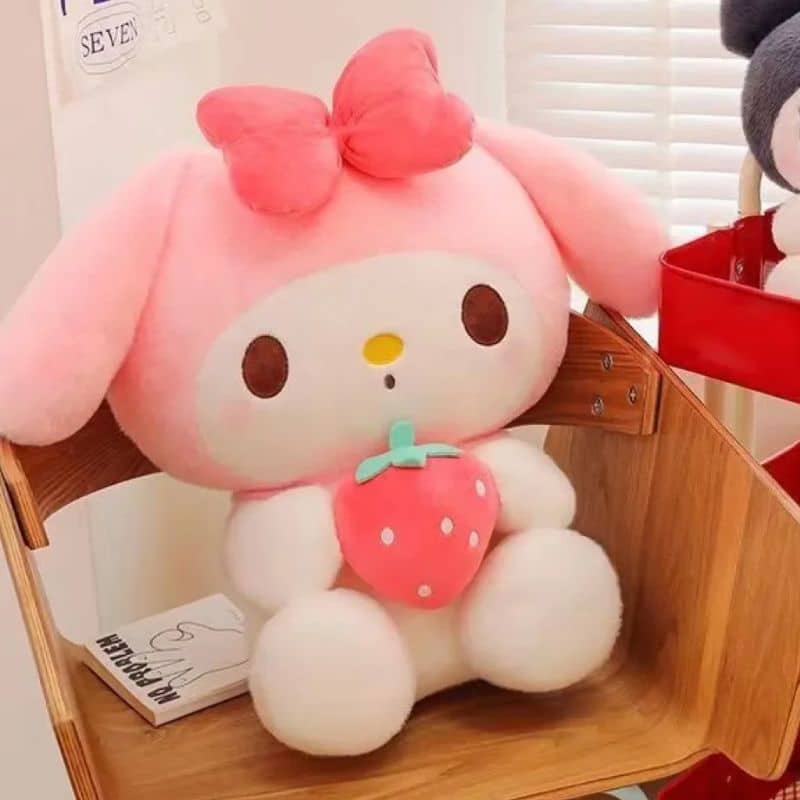 My Melody Plush Toy with Strawberry
