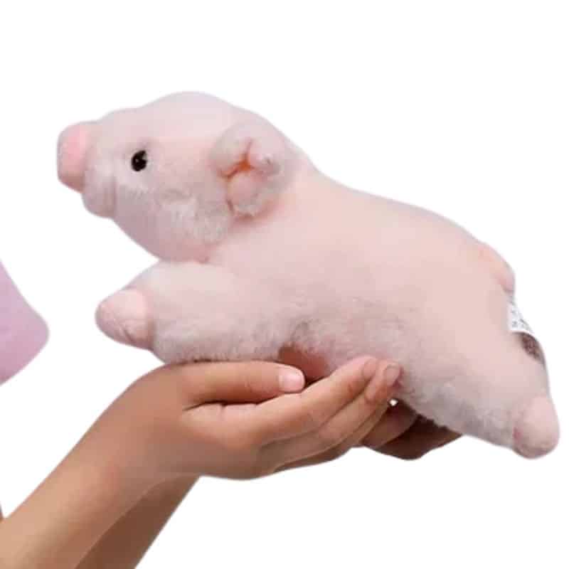 Pig Stuffed Animal - Lying Down
