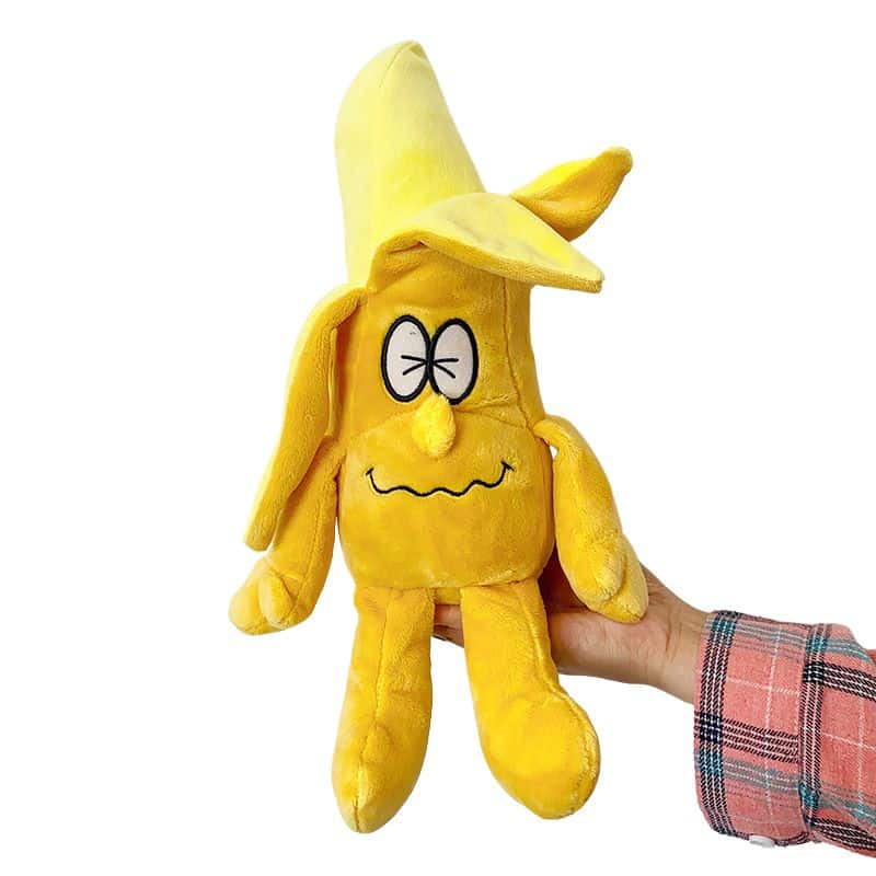 Banana Plush Toy - Peeled