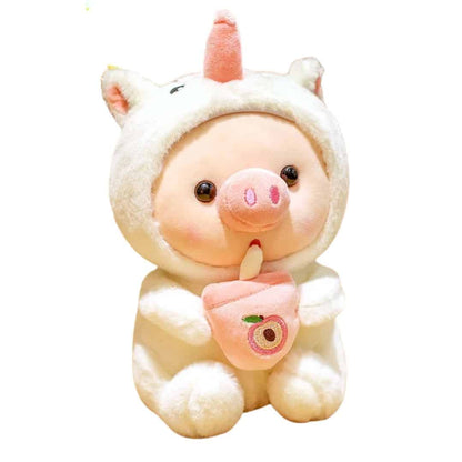 Pig Costumed Stuffed Animal