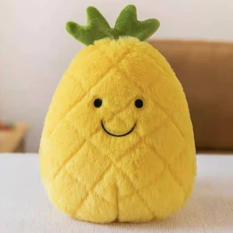 Smiling Pineapple Plush Toy