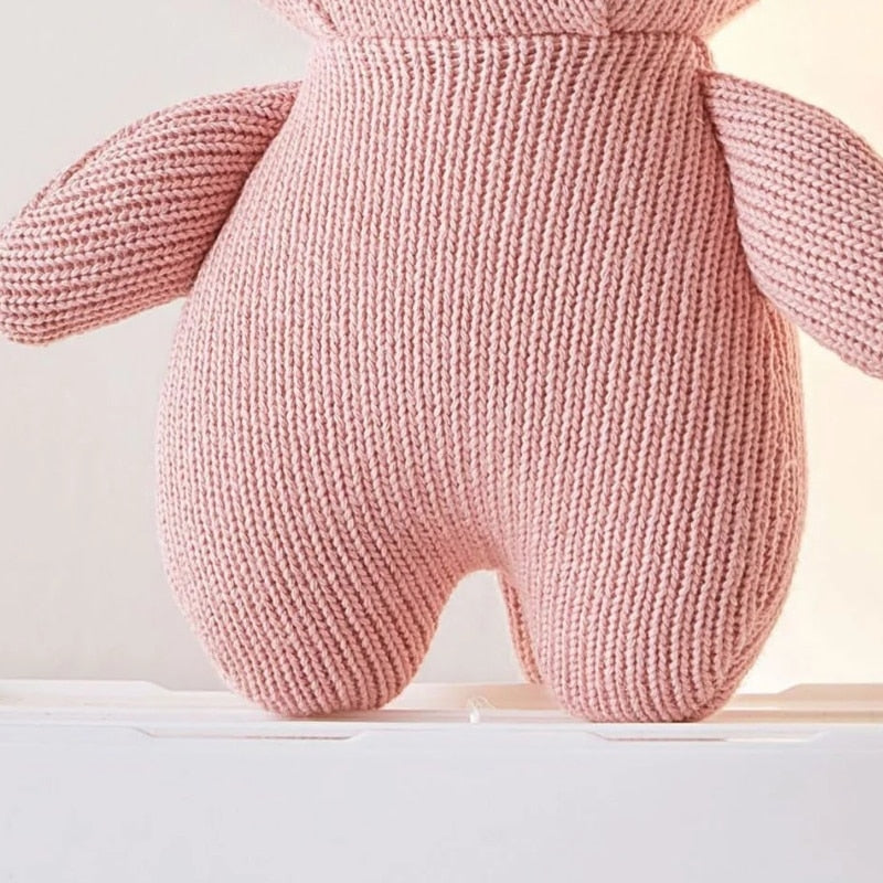 Knitted Pig Stuffed Animal