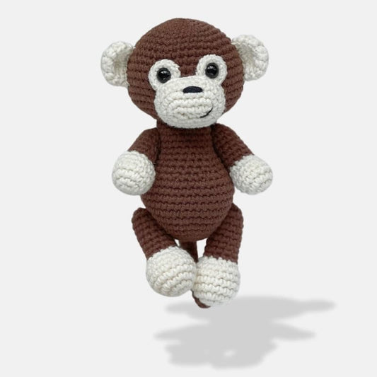 Knitted Monkey Stuffed Animal