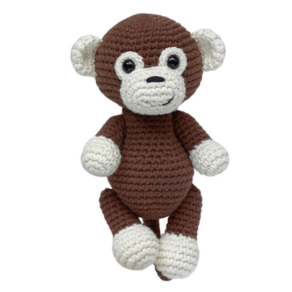 Knitted Monkey Stuffed Animal